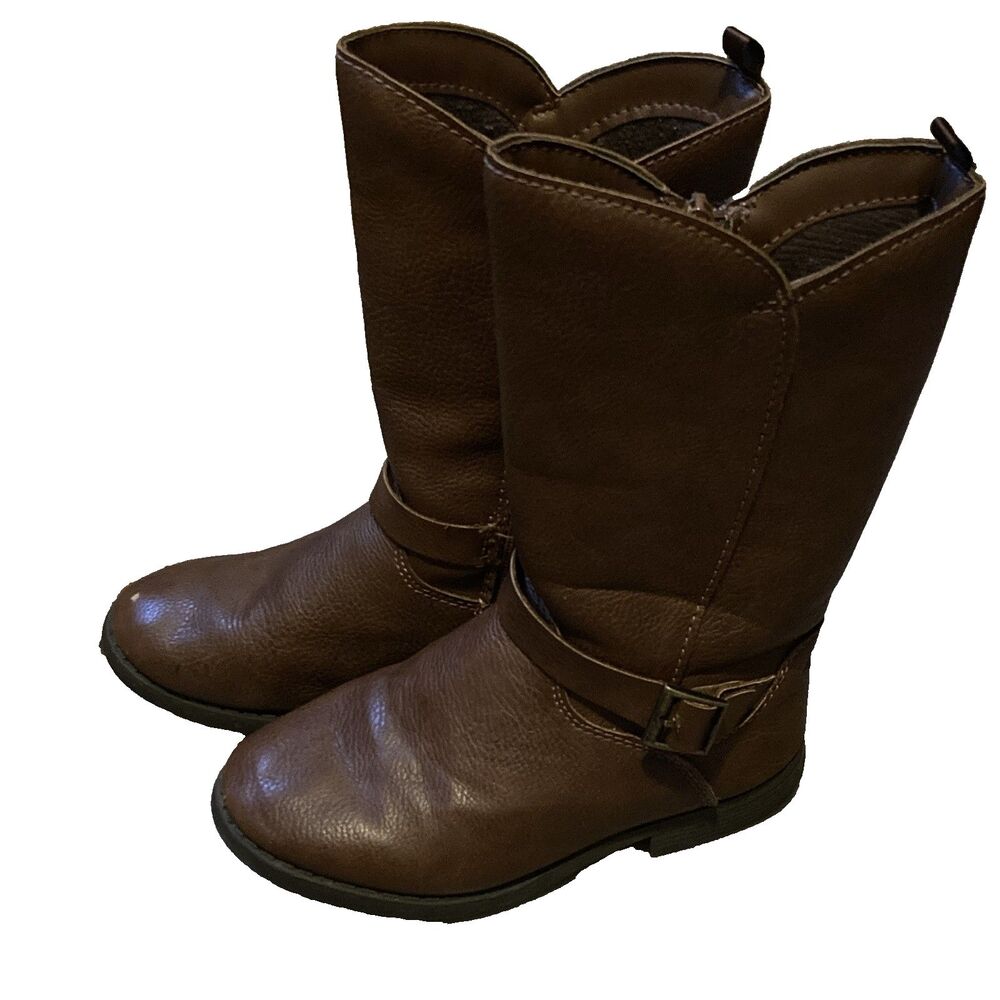 Girls 12M OshKosh B’Gosh Brown Faux Leather Boots